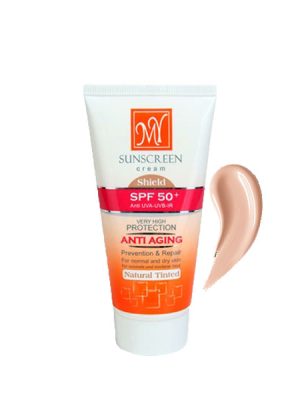 کرم ضد آفتاب و ضد چروک مای رنگ طبیعی فاقد چربی SPF50