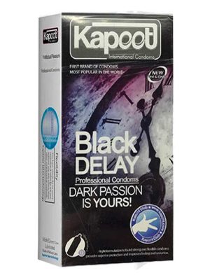 کاندوم تاخیری مشکی کاپوت Black DELAY
